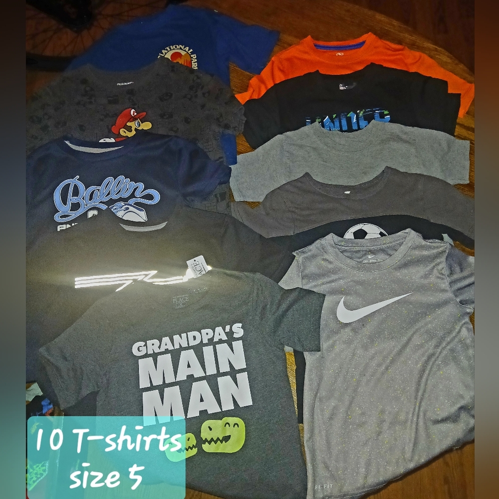 Sporto Kids T-Shirt Collection - Gray, Orange, Blue